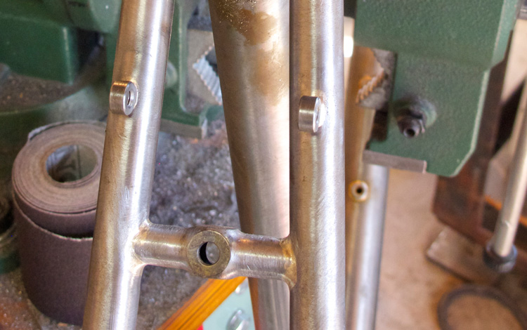 クロモリフレーム修理 カスタム